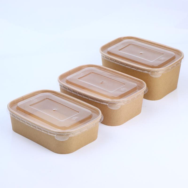 10Pcs Square Disposable Kraft  - đánh giá và giá Meal Prep Bowl