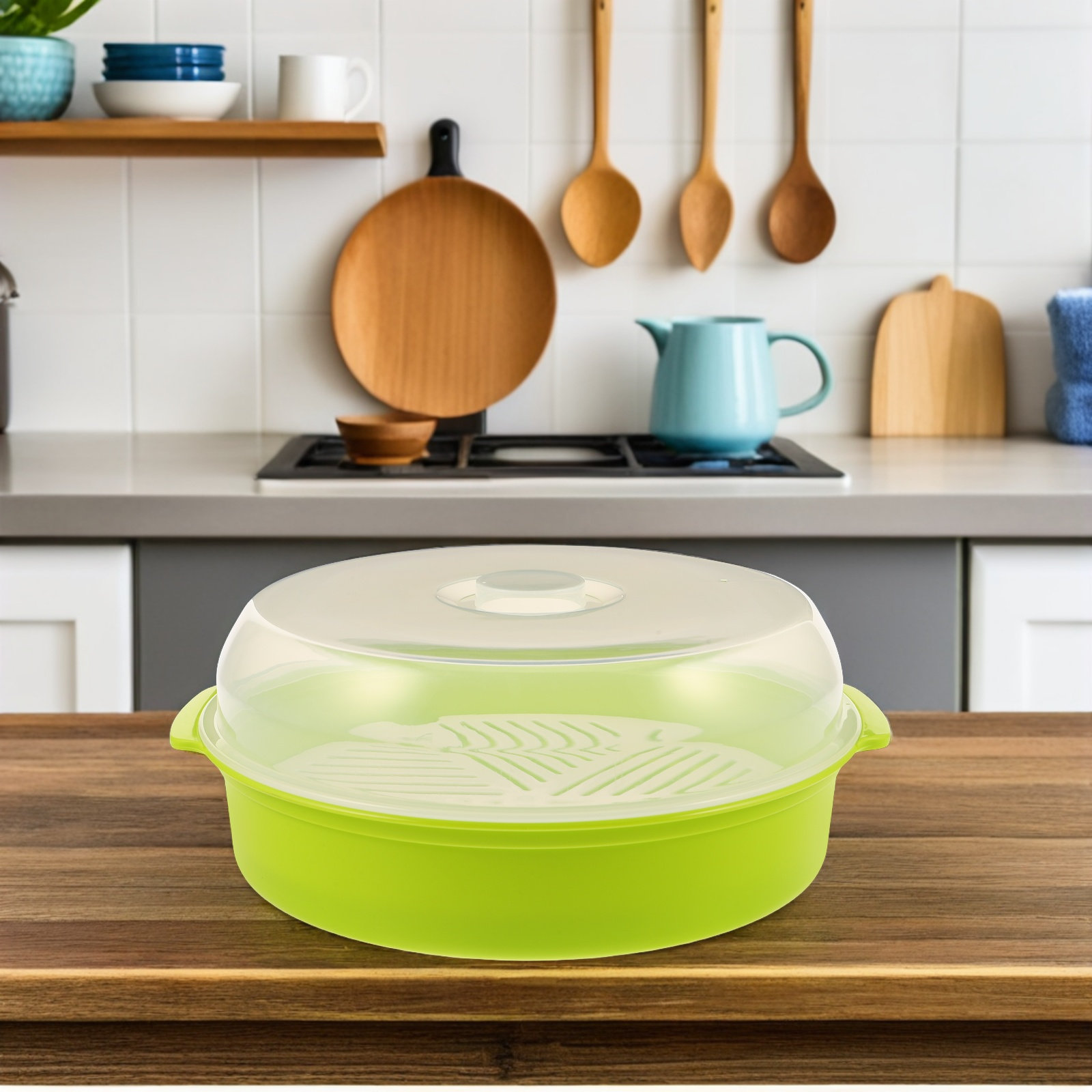 Microwave Steamer Bowl with Li - đánh giá và giá Meal Prep Pasta