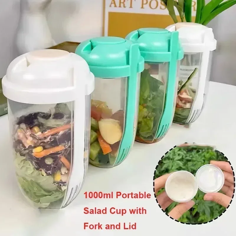 Portable Salad Bowl with Lid a - đánh giá và giá Meal Prep Bowl