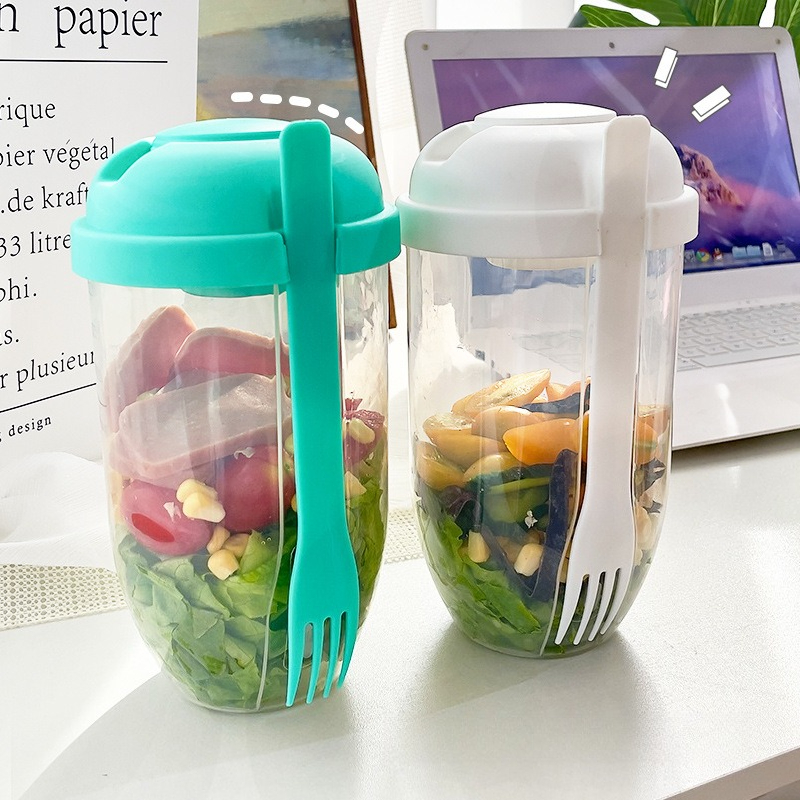 Portable Salad Bowl with Lid a - đánh giá và giá Meal Prep Bowl
