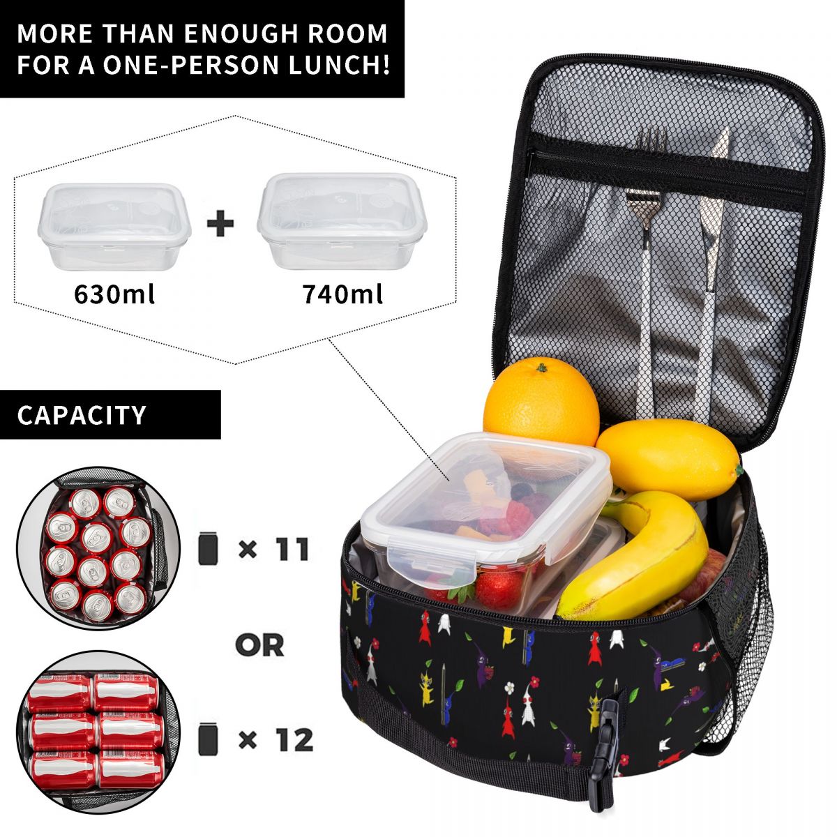 Bestselling Pikmin Pattern Red - đánh giá và giá Meal Prep Yellow