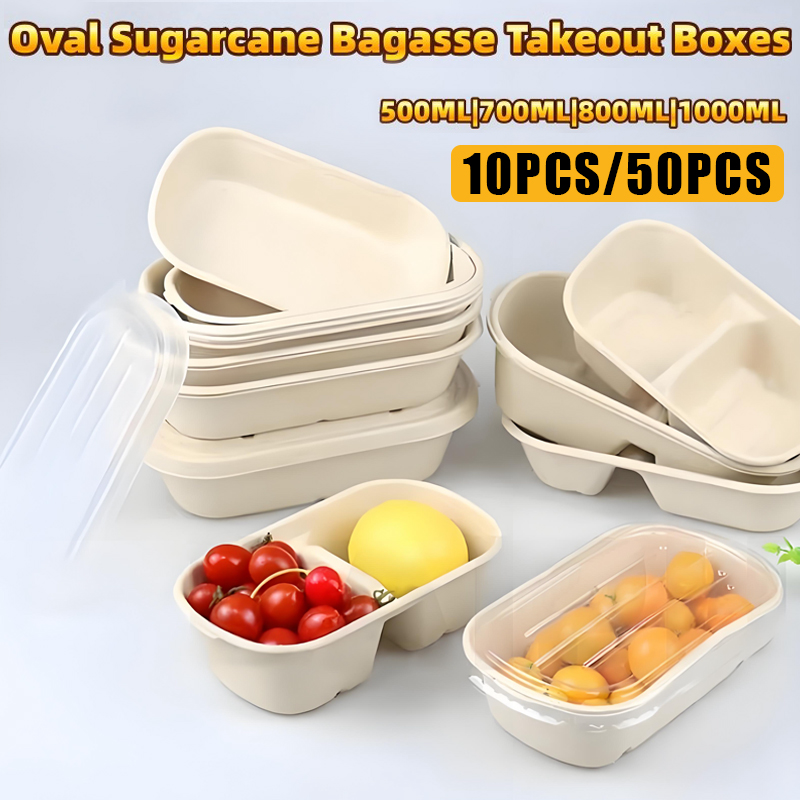 10/50PCS Disposable Takeaway B - đánh giá và giá Meal Prep Bowl