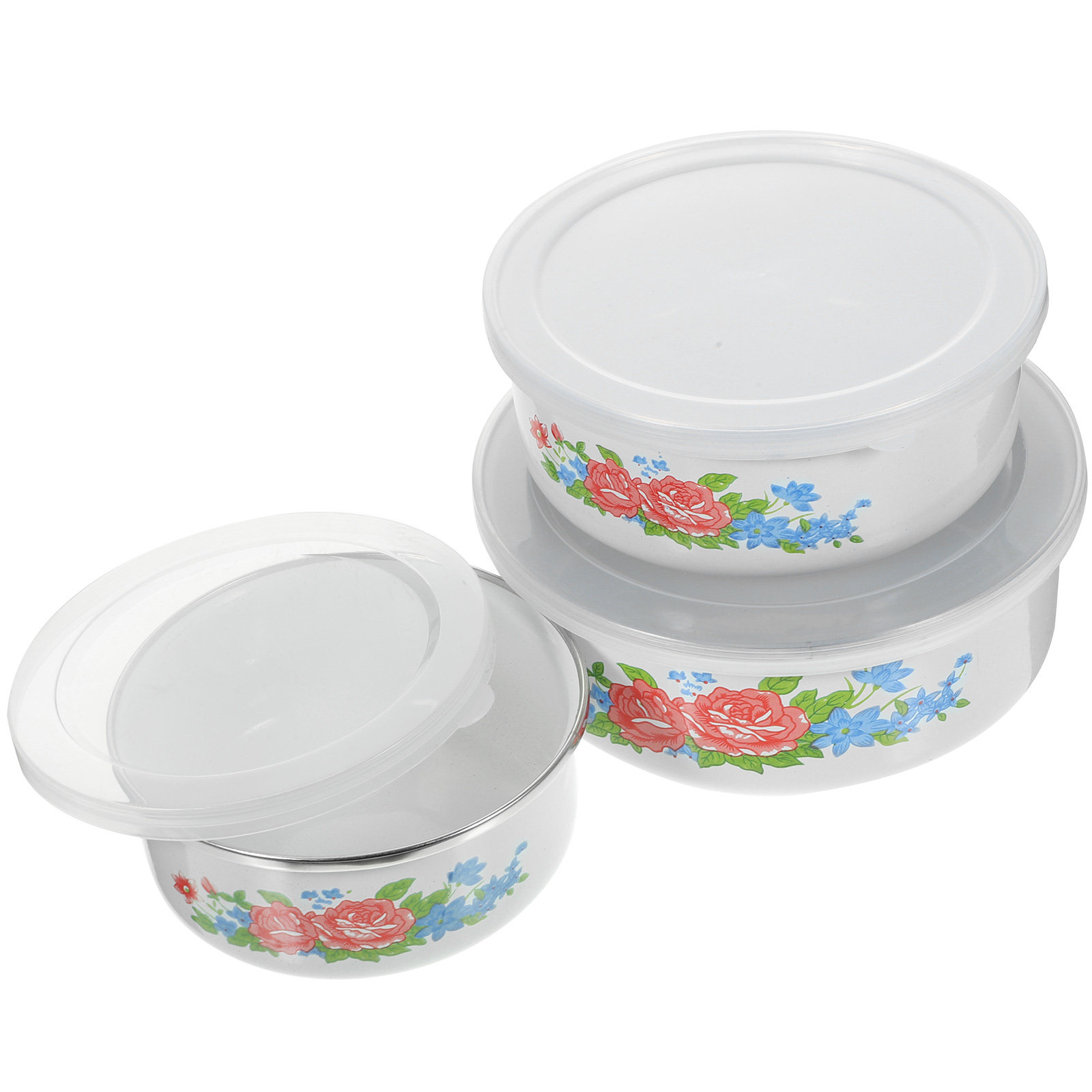 3Pcs Enamel Bowls Set Dishwash - đánh giá và giá Meal Prep Pasta