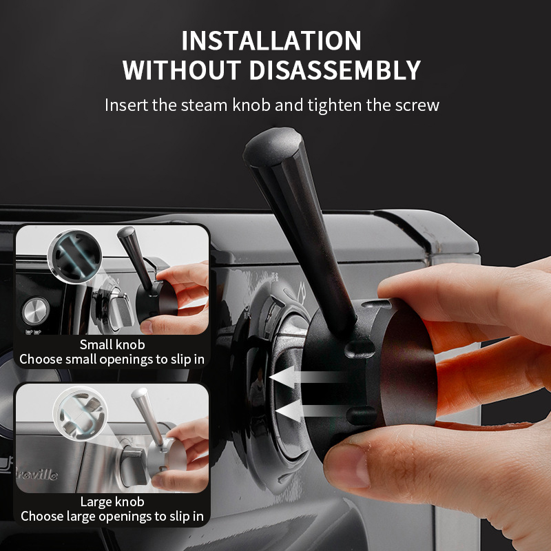 Steam Knob Lever Coffee Machin - đánh giá và giá Breville Espresso Bes870